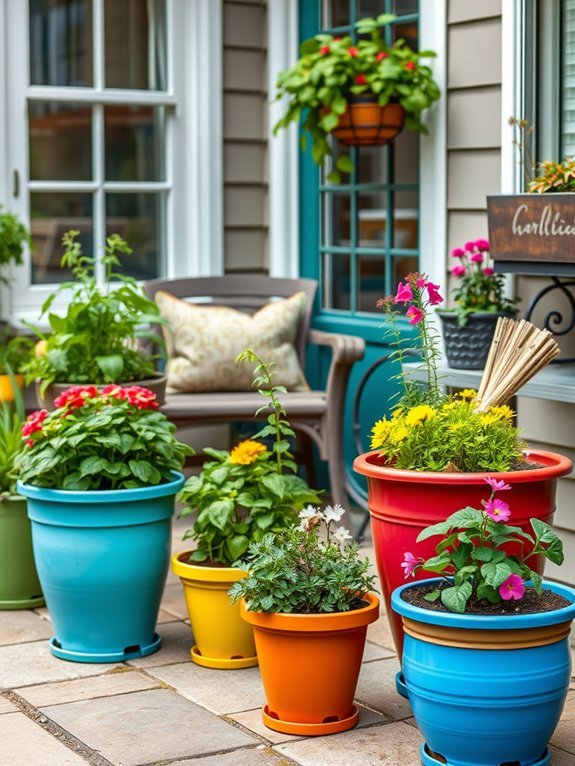 14 Budget-Friendly Garden Decor Ideas for Small Spaces 2 grow plants in containers