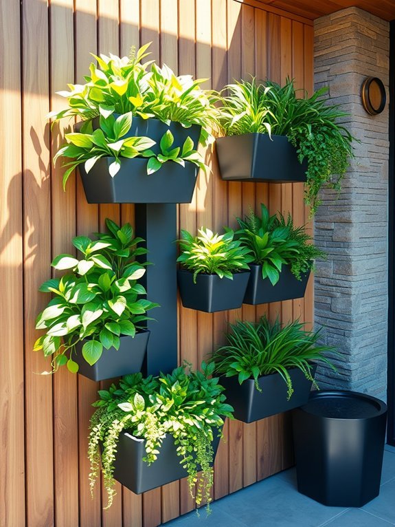 14 Minimalist Garden Decor Ideas for a Modern Backyard 14 grow upwards with plants