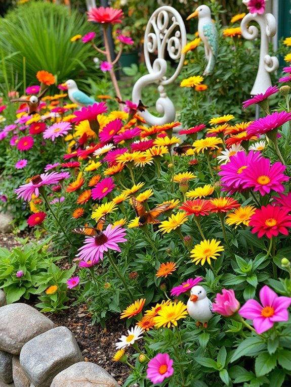 10 Gorgeous Flower Beds for Your Garden 5 habitat for butterflies and pollinators