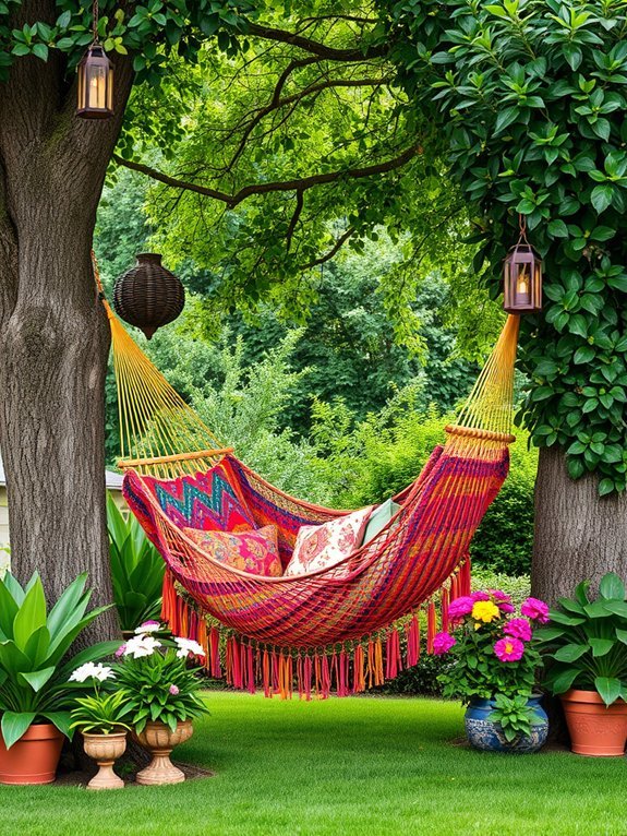hang a relaxing hammock