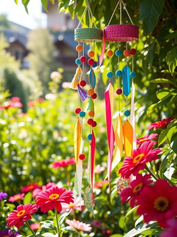 20 Easy DIY Garden Accents to Enhance Your Outdoors 13 homemade outdoor musical decor