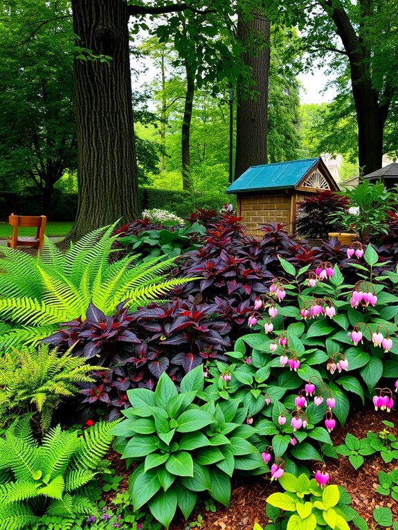 10 Gorgeous Flower Beds for Your Garden 6 ideal for shaded plants