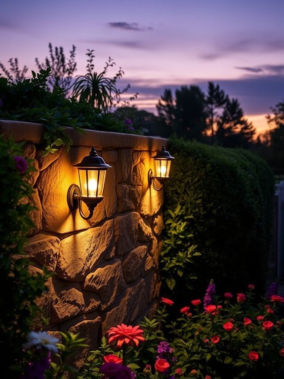 15 Stunning Outdoor Lighting Ideas for Your Garden 11 illuminate with wall sconces