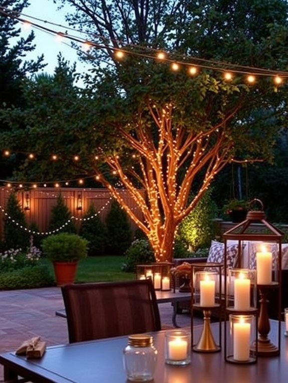 16 Ways to Create a Stunning Garden Patio Area 7 illuminate your outdoor space