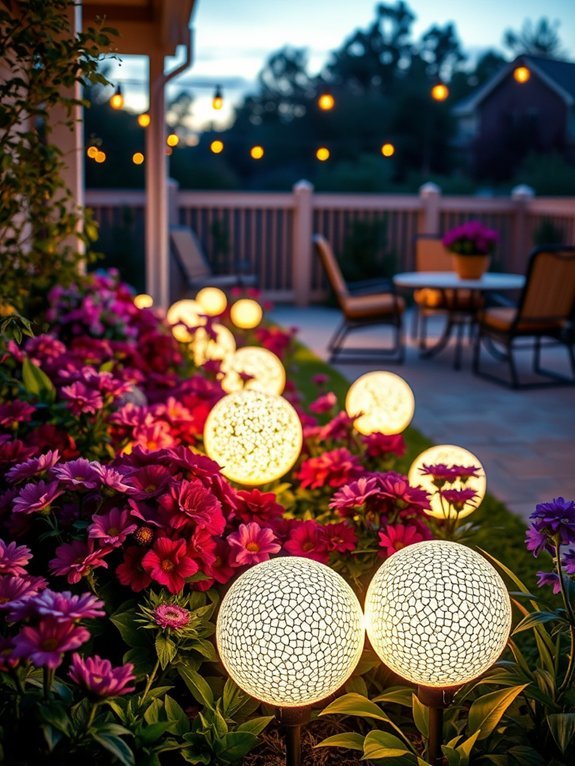 16 DIY Garden Lighting Ideas to Enhance Your Outdoors 11 illuminated outdoor decorative spheres