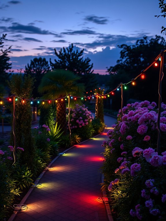 16 DIY Garden Lighting Ideas to Enhance Your Outdoors 5 illuminated outdoor walkways