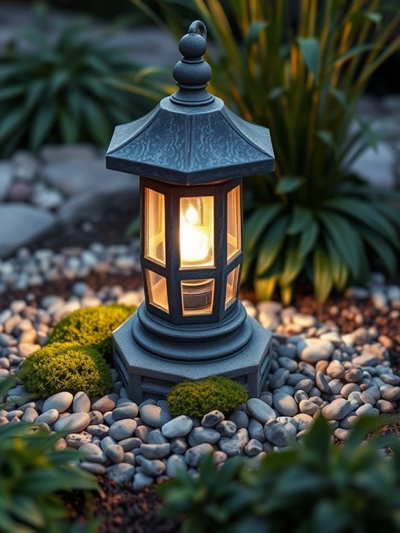 15 Unique Zen Garden Decor Ideas for Tranquility 10 illuminated stone garden features