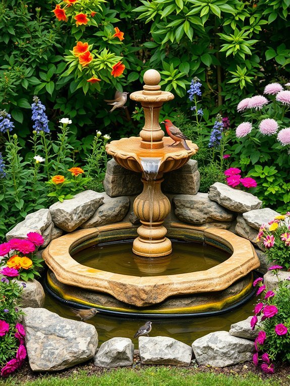 17 Ways to Attract Wildlife to Your Garden With Decor 6 incorporate a water feature