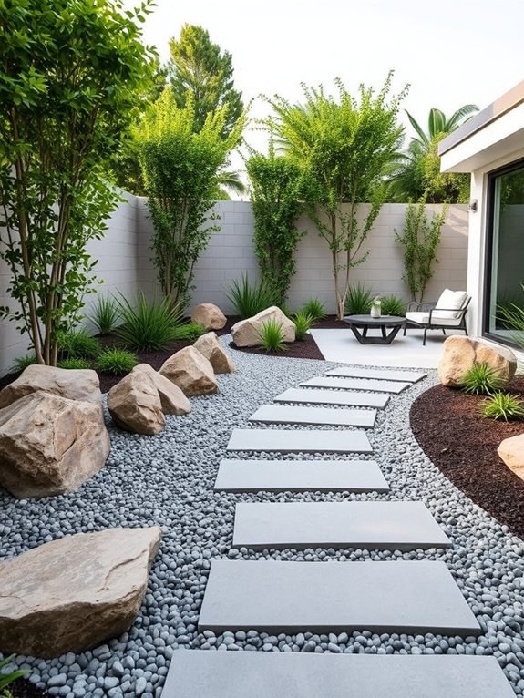 14 Minimalist Garden Decor Ideas for a Modern Backyard 11 incorporate stone or gravel