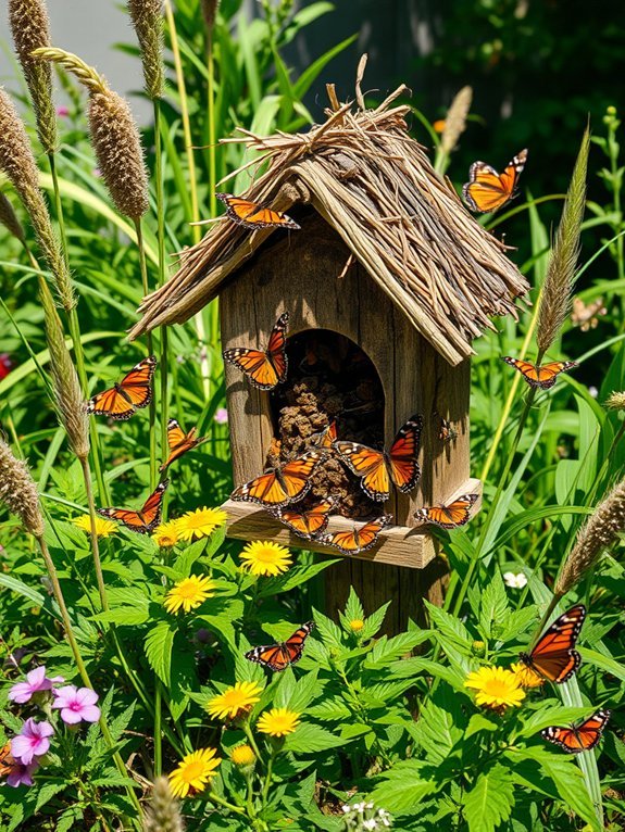 12 Butterfly Garden Decor Ideas for Nature Lovers 11 insect friendly habitat structures