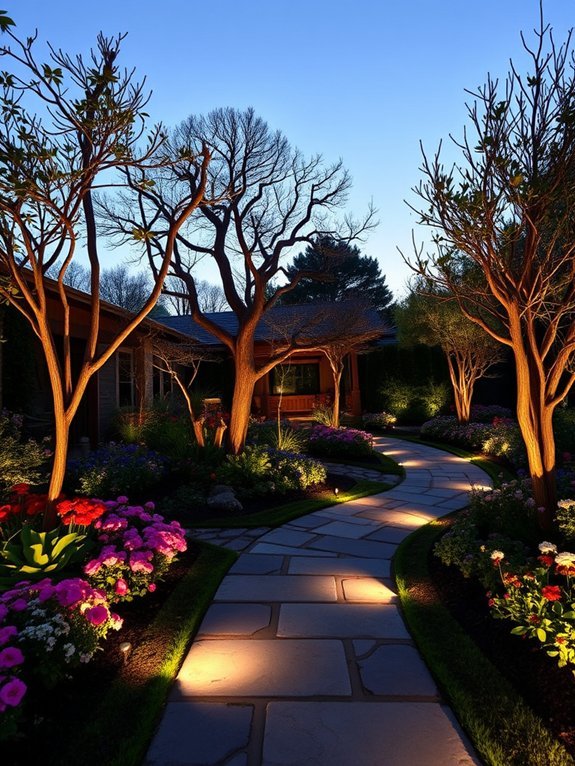 landscape feature lighting enhancement