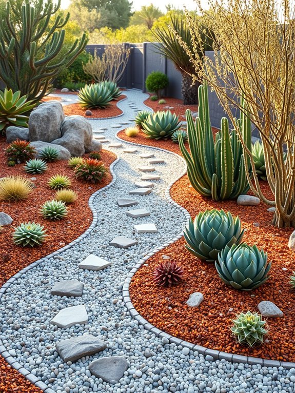 13 Elegant Desert Garden Decor Ideas for Arid Environments 7 landscaping material choices available