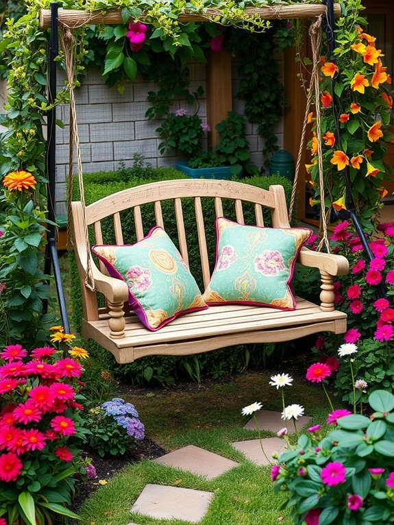 14 Creative Outdoor Furniture Ideas for Small Gardens 13 lathe machine rotation range