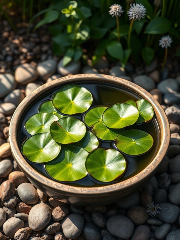 18 Easy-to-Maintain Garden Water Features for Busy People 19 lily pads floating gracefully