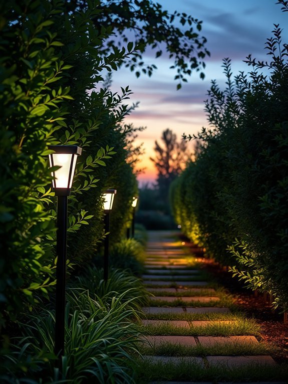 18 Modern Garden Lighting Ideas to Brighten Your Yard 15 low profile illuminated fixtures