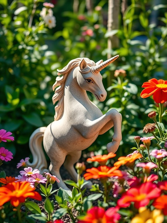 17 Elegant Garden Statues for a Timeless Look 16 magical horse like sculpture