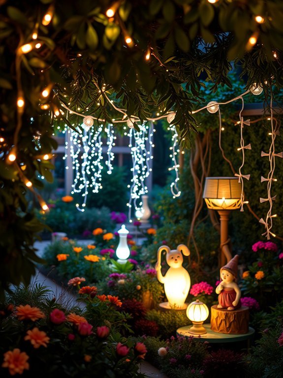 9 Fairy Tale Garden Decorations for a Magical Space 3 magical illuminated decorative ambiance