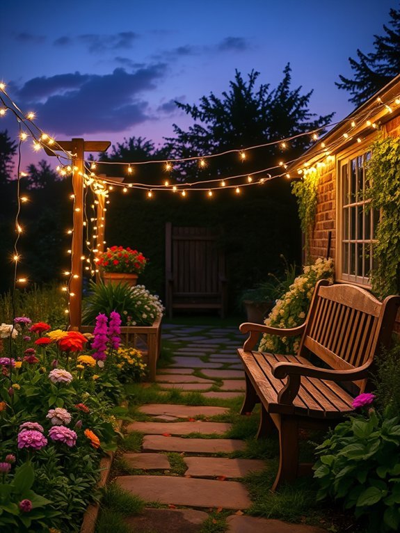 magical illuminated nighttime ambiance