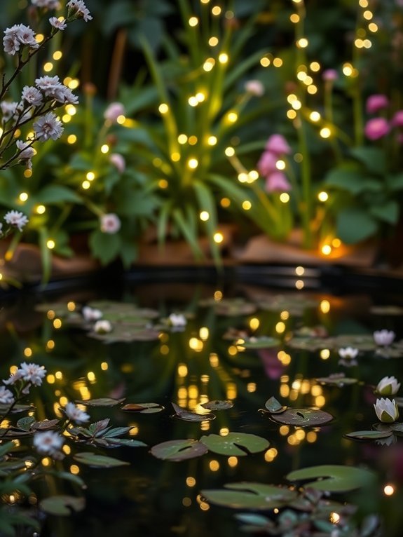 17 Beautiful Fairy Lights Ideas for a Magical Garden Look 7 magical luminous water decor