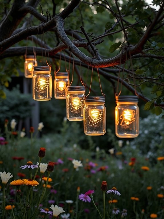 18 Simple Rustic Garden Ideas That Create a Cozy Outdoor Vibe 16 mason jar lantern crafting