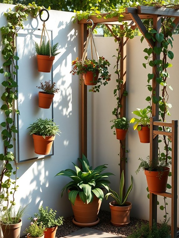 10 Minimalist Garden Decor Ideas for Small Gardens 5 maximize space with verticals