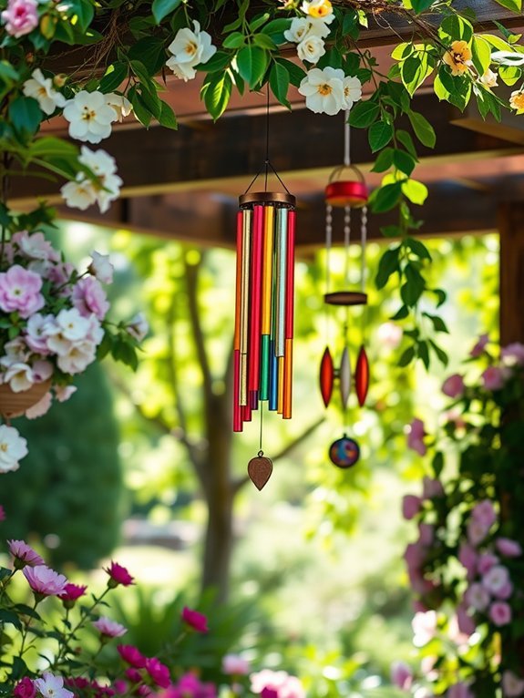 25 Creative Ways to Style Your Garden With Decor 17 melodic garden decorations swaying