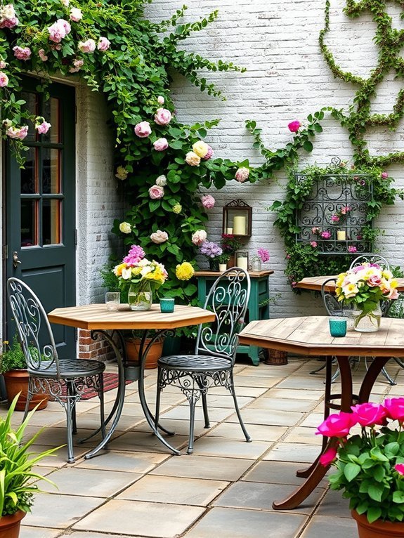 9 Rustic Garden Furniture Ideas to Add Charm to Your Garden 6 metal and timber fusion