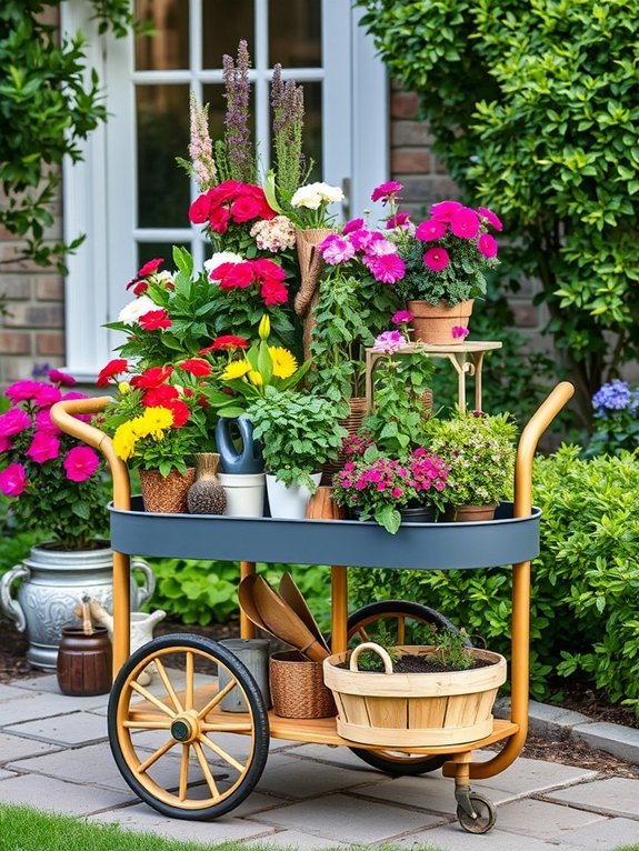 12 Space-Saving Garden Decor Ideas for Small Yards 9 mobile gardening equipment solutions