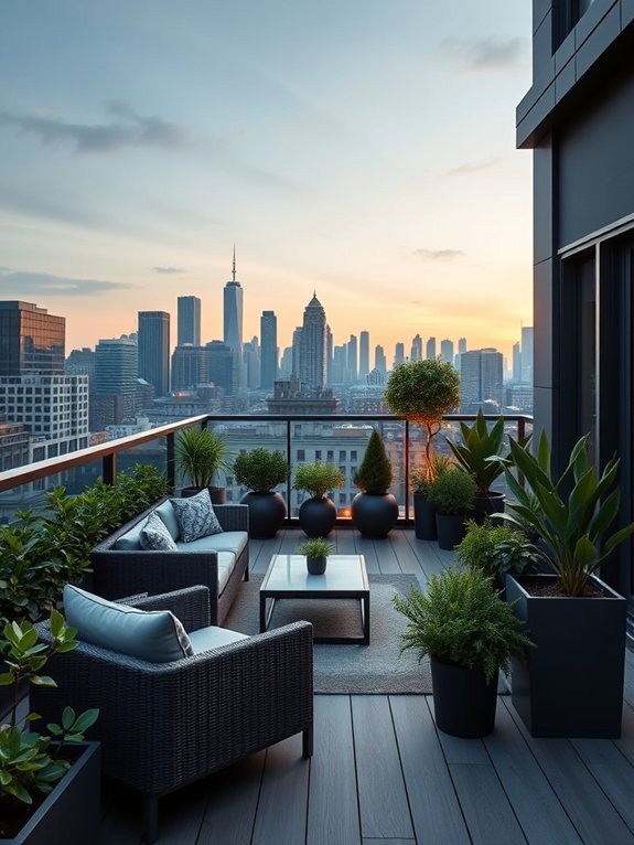 11 Beautiful Garden Terraces and Patios You’ll Want to Copy 5 modern city balcony design