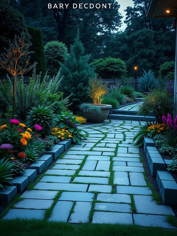 10 Budget-Friendly Garden Path Ideas You Can DIY 7 modern concrete block designs