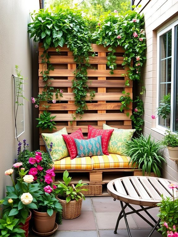14 Creative Outdoor Furniture Ideas for Small Gardens 6 multi level seating arrangement