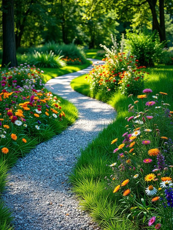 10 Budget-Friendly Garden Path Ideas You Can DIY 2 natural beauty gravel paths