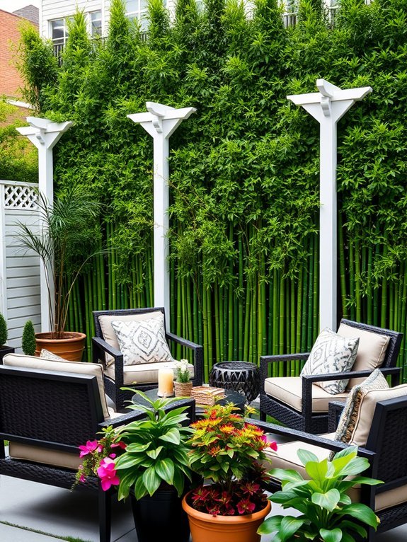 natural leafy barriers