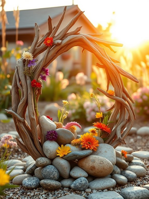 17 Unique Garden Decor Trends You’ll Want to Try This Year 5 natural outdoor creative decor