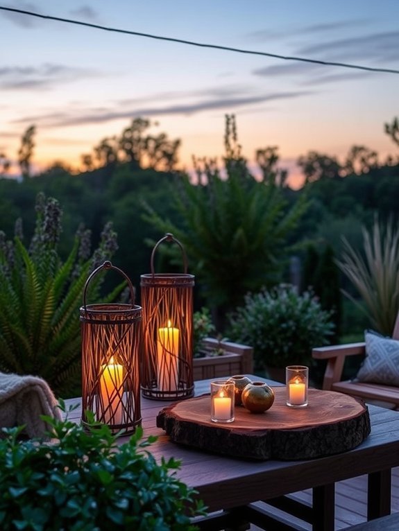 16 Rustic Garden Lighting Ideas to Set the Mood 16 natural rustic lighting decor