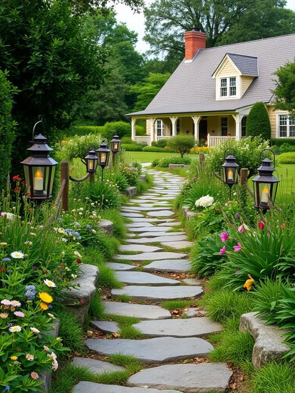 natural rustic pathway creation