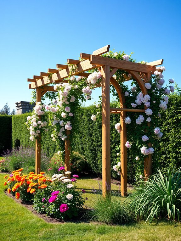 20 Beautiful Rustic Garden Accents to Enhance Your Yard 13 natural wooden garden structures