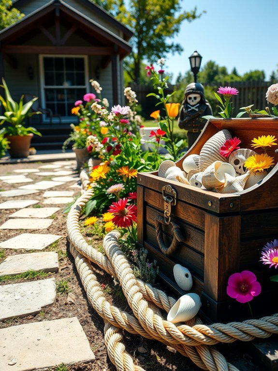 10 Pirate-Themed Garden Ideas for a Whimsical Yard 8 nautical themed decorative trim