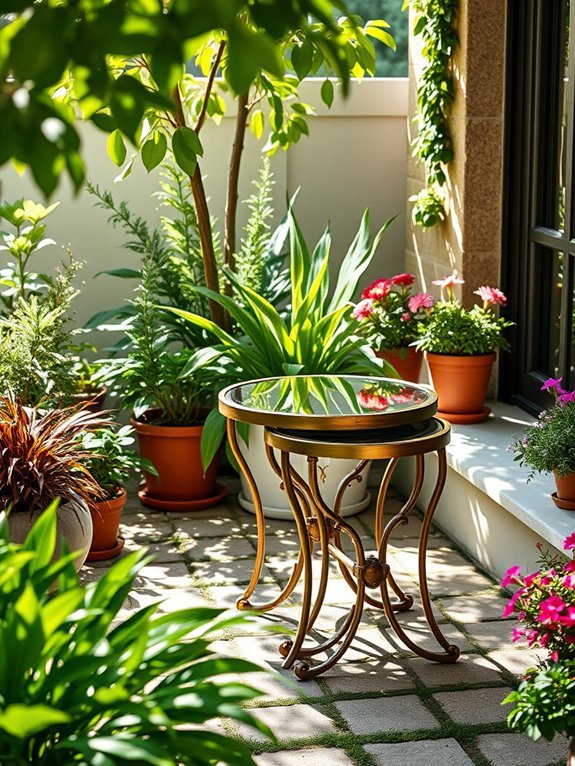 14 Creative Outdoor Furniture Ideas for Small Gardens 5 nested furniture arrangement concept