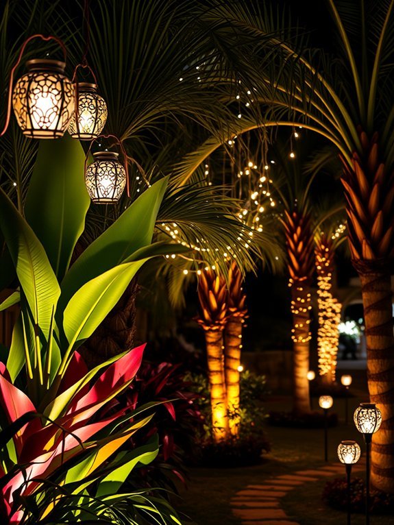 20 Garden Decor Ideas for Tropical Gardens 19 outdoor illumination design options