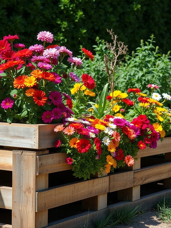 22 Quick and Easy Garden Decor Hacks You’ll Love 2 pallet wood planter ideas