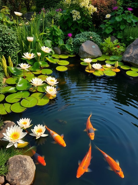 20 Elegant Water Features for Your Garden 2 peaceful aquatic sanctuary scene