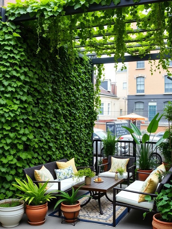 10 Modern Garden Decor Ideas for City Dwellers 7 plant based privacy solutions