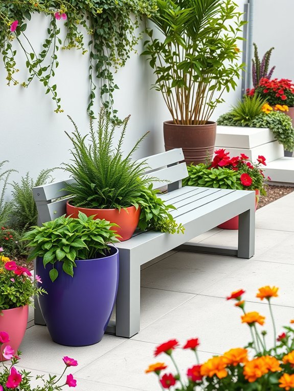 planter and furniture hybrid