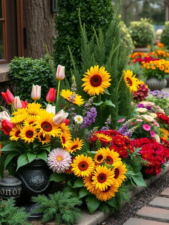 15 Stunning Flower Arrangements for Your Garden 9 planting throughout the year