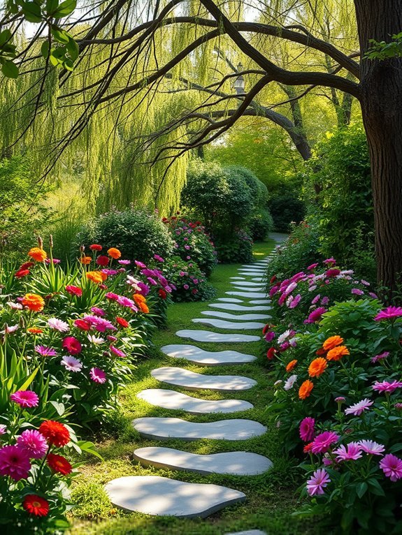 11 Simple Modern Garden Paths to Elevate Your Yard 4 playful and casual exploration