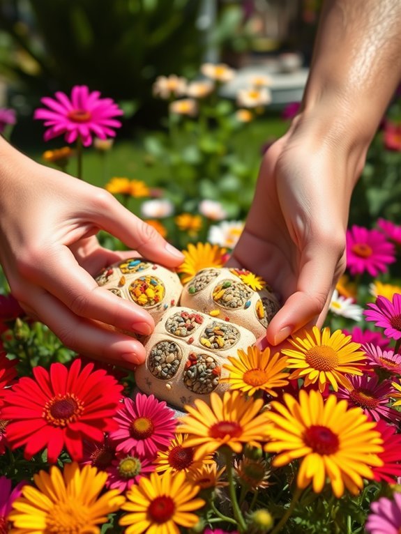18 Easy Eco-Friendly Garden Decor Projects for Beginners 17 pollinator friendly seed bombs