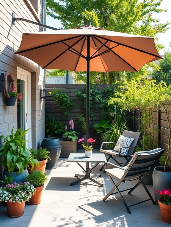 11 Space-Saving Garden Furniture Ideas for Small Gardens 12 portable weather protection tool