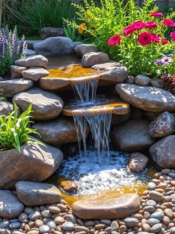 9 Budget-Friendly Water Features for Your Garden 5 quiet flowing water feature