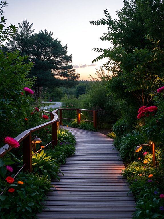 17 Stunning Garden Walkways to Inspire Your Yard Design 10 raised wooden walkway